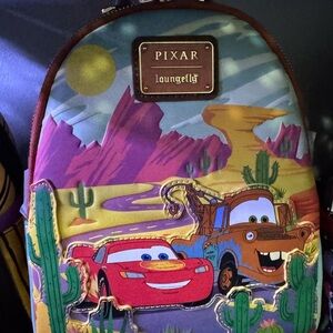 Loungefly Pixar Cars Desert Scene Backpack